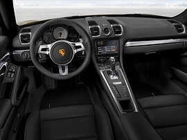 Porsche Cayman 3.4 MT S: Руль и приборная панель