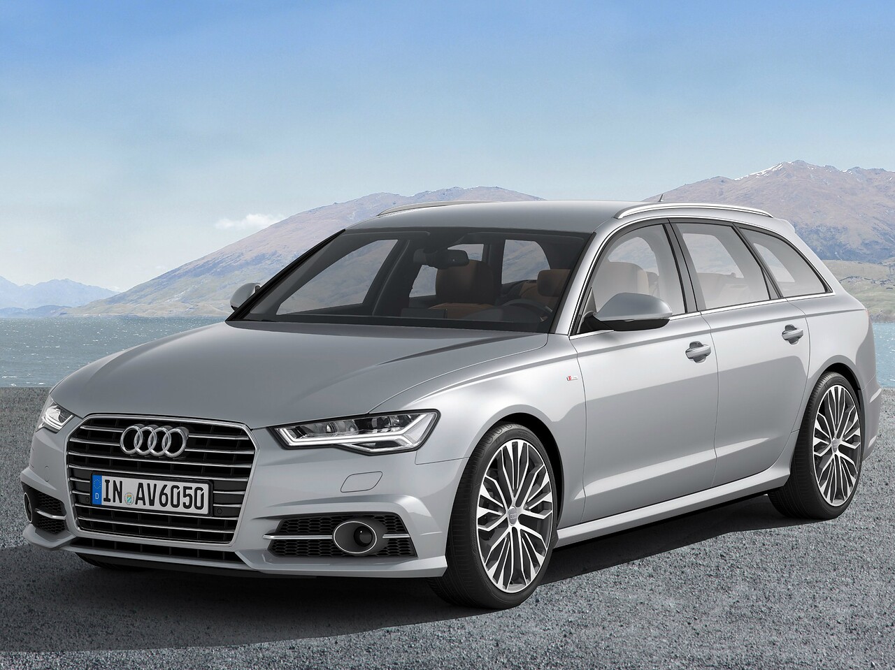 Audi A6 универсал 1.8 TFSI MT Базовая: вид спереди сбоку