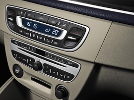 Renault Megane хэтчбек 5-дв. (III поколение, 2009 - 2012 г.в.): Крупный план климат-контроля