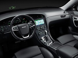Saab 9-5 (II поколение, 2010 - 2011 г.в.): Салон, руль и приборная панель