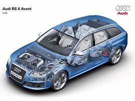 Audi RS6 универсал (4F, C6, 2007 - 2013 г.в.)