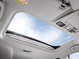 Subaru Legacy (VI поколение рестайлинг, 2017 - 2021 г.в.): Панорамная крыша из салона