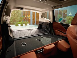 Subaru Forester 2.5 AT Sport: Багажник со сложенными сиденьями