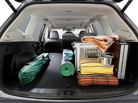 Subaru Forester 2.5 AT Sport: Багажник с туристическим снаряжением