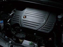 Suzuki SX4 хэтчбек 5-дв. 1.6 2x4 AT GLX: Открытый капот, моторный отсек