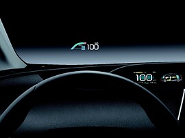 Toyota Prius лифтбек 1.8 AT Люкс: Приборная панель и проекционный дисплей