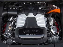 Volkswagen Touareg (II поколение рестайлинг, 2014 - 2018 г.в.): Моторный отсек гибрида