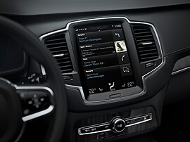 Volvo XC90 (II поколение рестайлинг, 2019 - 2022 г.в.): Мультимедийный экран