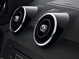 Audi A1 хэтчбек 3-дв. 1.4 TFSI AT Attraction: Круглые дефлекторы воздуха