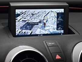 Audi A1 хэтчбек 3-дв. 1.4 TFSI AT Attraction: Экран навигации