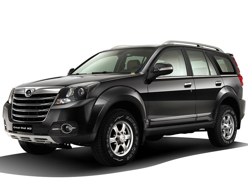Great Wall Hover H3 (I поколение 2-й рестайлинг, 2014 - 2016 г.в.): Три четверти спереди, чёрный кузов