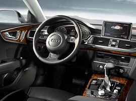 Audi A7 лифтбек (I поколение, 2010 - 2014 г.в.): Салон, панель и руль