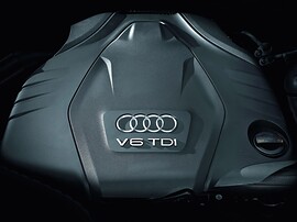 Audi A7 лифтбек (I поколение, 2010 - 2014 г.в.): Моторный отсек, дизельный V6 TDI