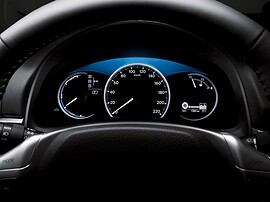 Lexus CT (I поколение, 2010 - 2014 г.в.): Щиток приборов с синей подсветкой