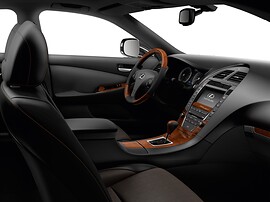 Lexus ES (V поколение, 2009 - 2012 г.в.): Салон, тёмная кожа и дерево