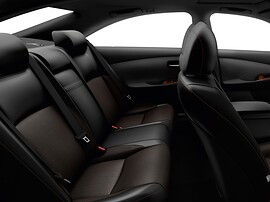Lexus ES (V поколение, 2009 - 2012 г.в.): Задний ряд, тёмная кожа
