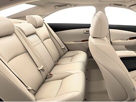 Lexus ES (V поколение, 2009 - 2012 г.в.): Задний ряд, бежевая кожа