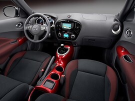 Nissan Juke (YF15, 2011 - 2014 г.в.): Передние сиденья сверху