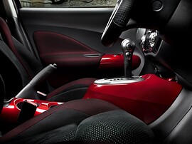 Nissan Juke (YF15, 2011 - 2014 г.в.): Селектор на красной консоли