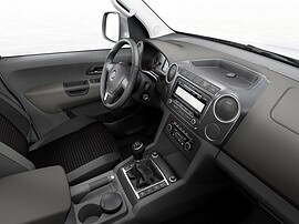 Volkswagen Amarok (I поколение, 2010 - 2016 г.в.): Салон сверху, сиденья и консоль