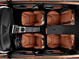 Volvo V60 (I поколение, 2010 - 2014 г.в.): Салон сверху, пять мест