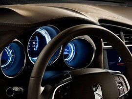Citroen DS4 (I поколение, 2012 - 2016 г.в.): салон, руль
