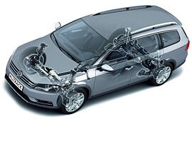 Volkswagen Passat Alltrack 2.0 TSI 4Motion MT: вид спереди сбоку