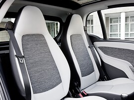Smart Fortwo (II поколение рестайлинг, 2012 - 2014 г.в.): салон