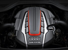 Audi S8 4.0 TFSI quattro AT: двигатель