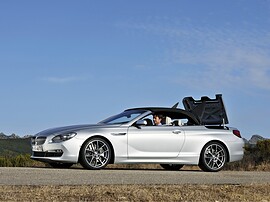 BMW 6-я серия кабриолет (F13, 2010 - 2015 г.в.): складывание мягкого верха