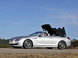 BMW 6-я серия кабриолет (F13, 2010 - 2015 г.в.): складывание мягкого верха