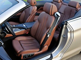 BMW 6-я серия кабриолет (F13, 2010 - 2015 г.в.): переднее сиденье