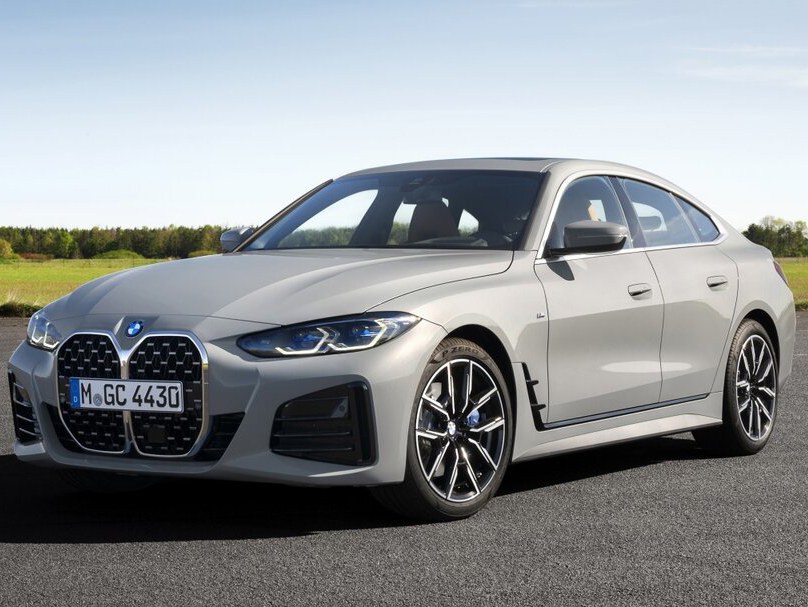 BMW 4 серия Гран Купе лифтбек 3.0 4x4 AT M 50 Years Special Edition (M440i): вид спереди сбоку