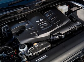 Infiniti QX80 5.6 4x4 AT Luxe Sensory (8 мест): моторный отсек