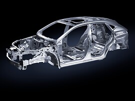 Lexus NX (I поколение, 2014 - 2017 г.в.): каркас кузова