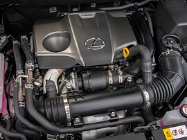 Lexus NX (I поколение рестайлинг, 2017 - 2021 г.в.): моторный отсек