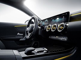 Mercedes-Benz CLA-Класс универсал (X118, 2019 - 2020 г.в.): салон