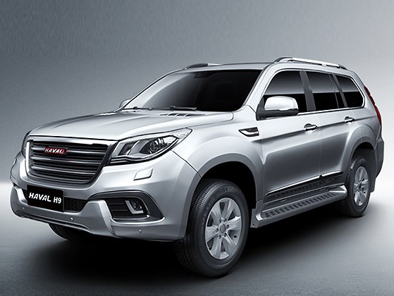 Haval H9 (I поколение, 2015 - 2017 г.в.): вид спереди сбоку