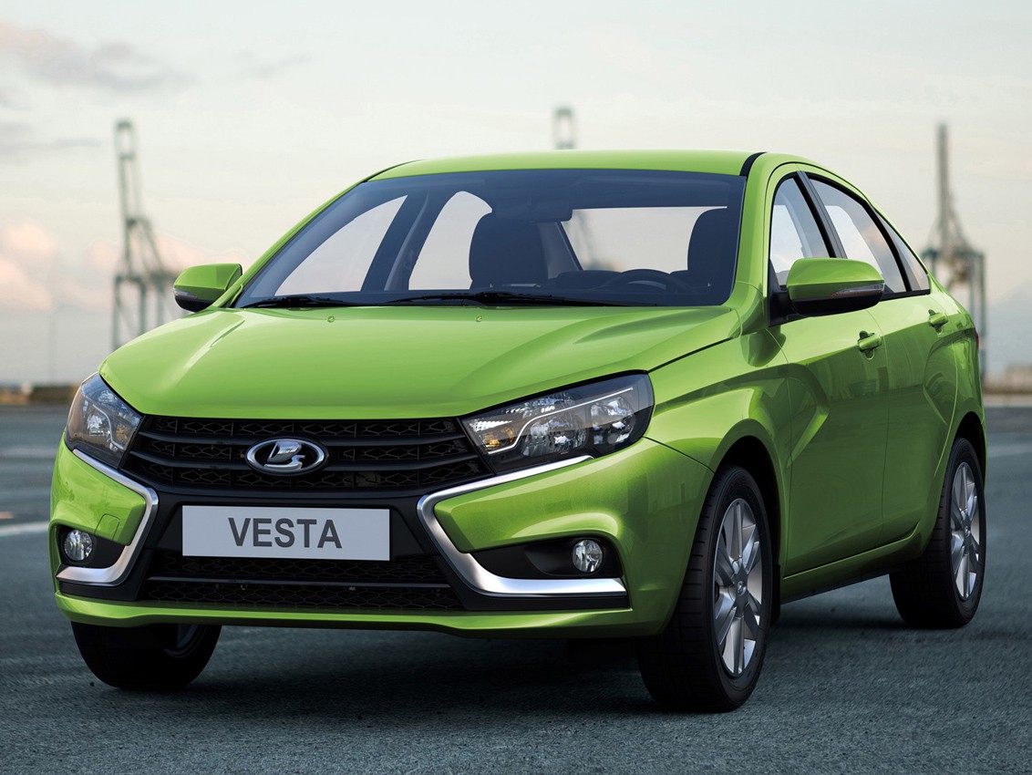 ВАЗ (Lada) Vesta седан 1.6 (106 л.с.) MT Classic: вид спереди сбоку