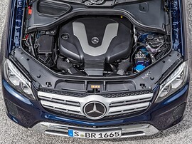 Mercedes-Benz GLS-Класс (X166 рестайлинг, 2015 - 2019 г.в.): моторный отсек