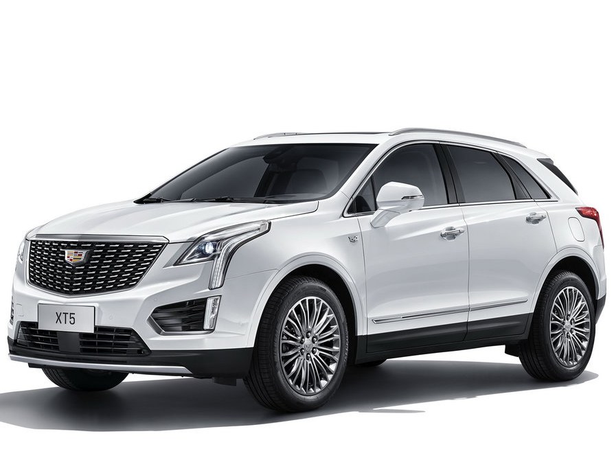 Cadillac XT5 (I поколение рестайлинг, 2019 - 2022 г.в.): вид спереди сбоку