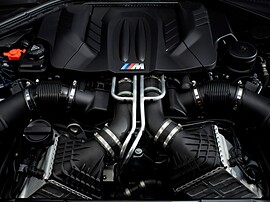 BMW M6 кабриолет (F13, 2012 - 2018 г.в.): Двигатель под капотом