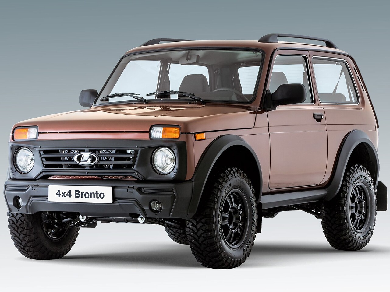 ВАЗ (Lada) 4x4 Bronto 3-дв. 1.7i (83 л.с.) MT Standard (21214-51-070): вид спереди сбоку