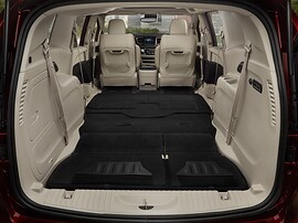 Chrysler Pacifica (II поколение, 2017 - 2020 г.в.): багажник со сложенными сиденьями
