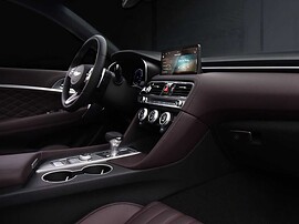 Genesis G70 (I поколение рестайлинг, 2020 - 2022 г.в.): салон