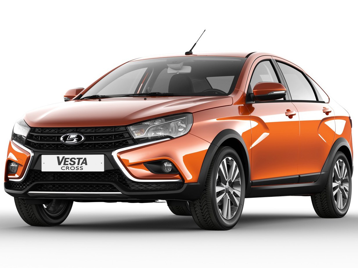 ВАЗ (Lada) Vesta Cross 1.6 (106 л.с.) MT Luxe EnjoY: вид спереди сбоку