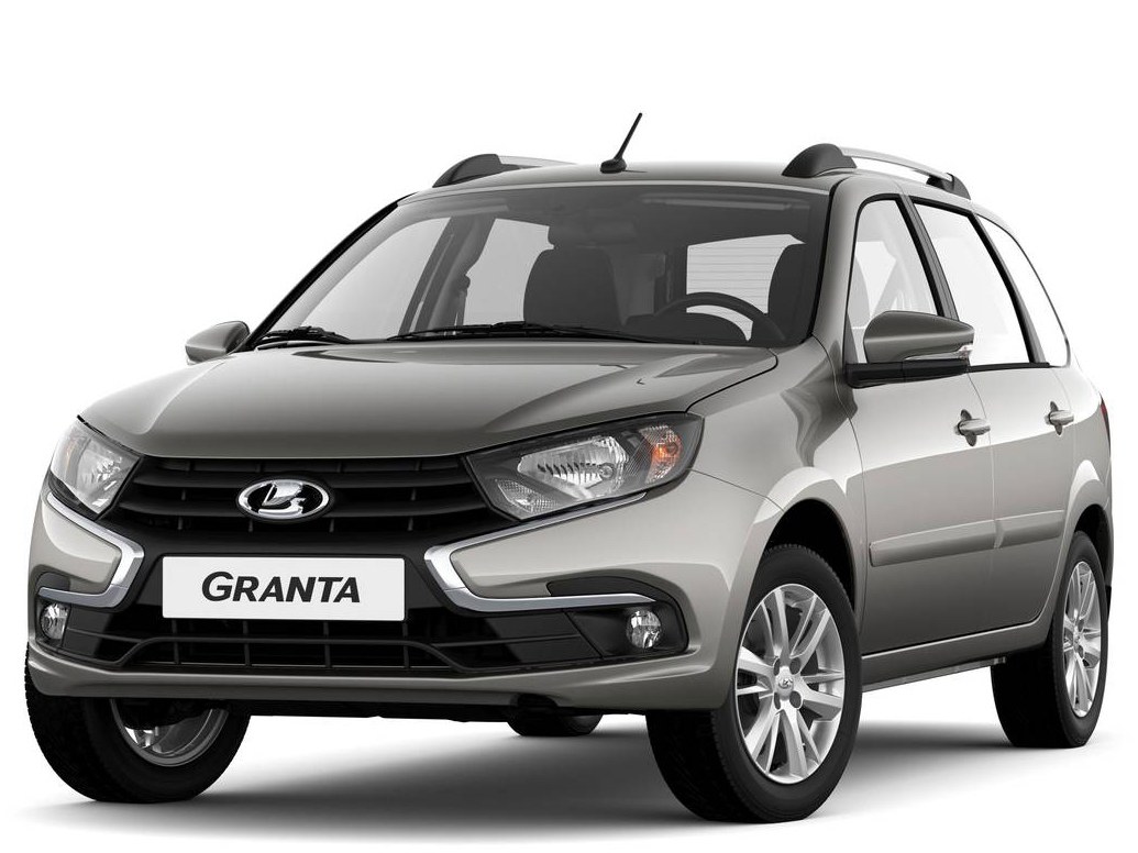 ВАЗ (Lada) Granta универсал (I поколение рестайлинг, 2018 - 2023 г.в.): вид спереди сбоку