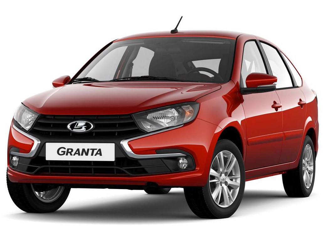 ВАЗ (Lada) Granta Лифтбек: вид спереди сбоку