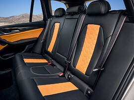 BMW X3 M (F97, 2019 - 2021 г.в.): задние сиденья