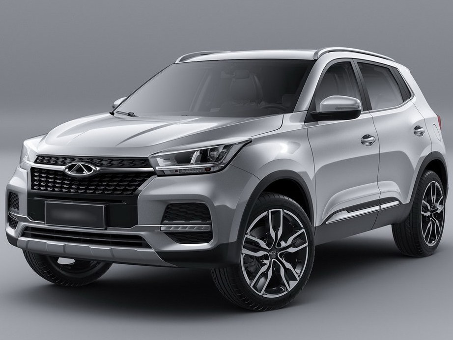 Chery Tiggo 4 (I поколение рестайлинг, 2018 - 2023 г.в.): вид спереди сбоку